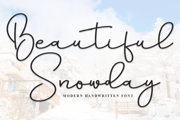 Beautiful Snowday Font Brings Elegance to Editorial Layouts