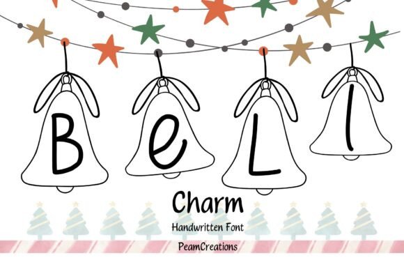 Bell Charm: A Festive Handwritten Font for Web Designers