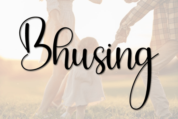 Bhusing: A Relaxed Handwritten Script Typeface for Modern Branding