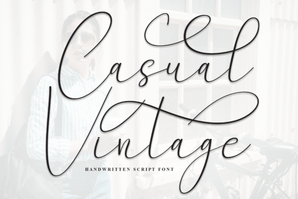 Casual Vintage Script: Elegant Font for Brand Identity