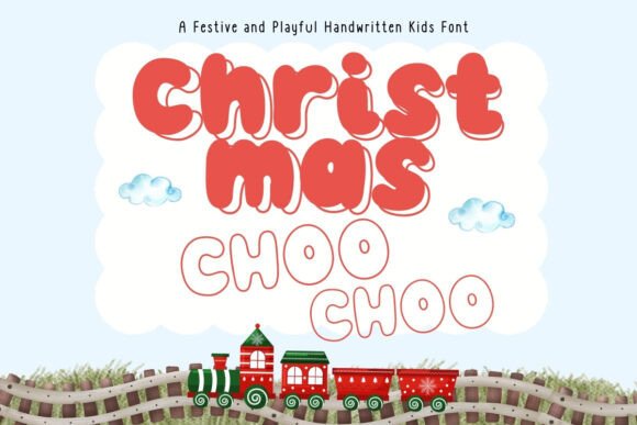Christmas Choo Choo: A Playful Script Font for Editorial Design