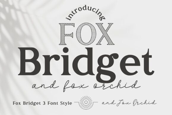 Fox Bridget and Fox Orchid: A Makerβs Perfect Typeface