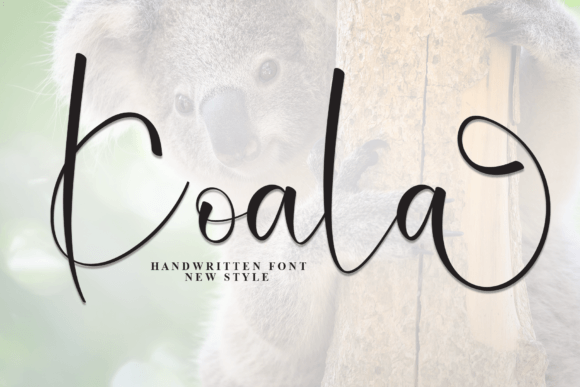 Koala Font – A Warm Handwritten Typeface for Makers