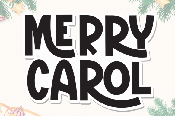 Merry Carol: A Magical Script Font for Campaign Design