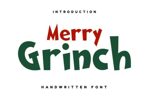 Merry Grinch: A Handwritten Font for Warm Brand Stories