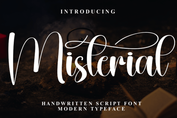 Misterial: A Handwritten Script Font for Editorial Mood