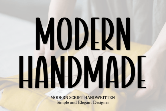Modern Handmade: A Warm Script Font for Editorial Design