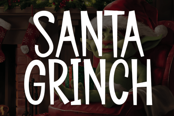 Santa Grinch Font Brings Warmth to Small Business Branding
