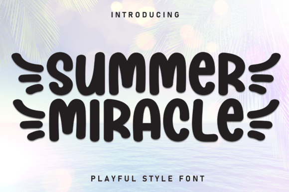 Summer Miracle: A Sweet Handwritten Font for Makers