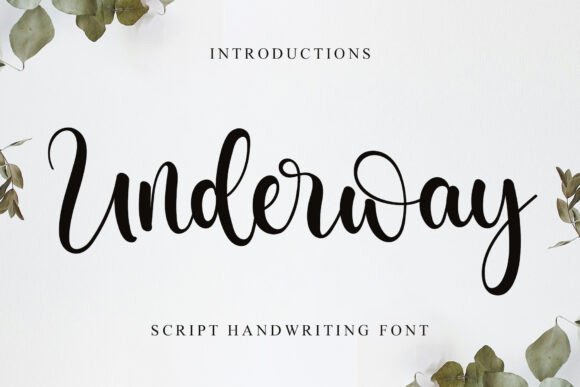 Underway Font: A Magical Script for Handmade Product Design