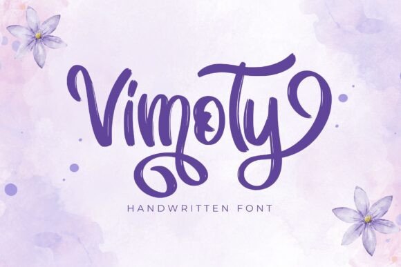 Vimoty: A Handwritten Typeface That Adds Soul to Digital Design