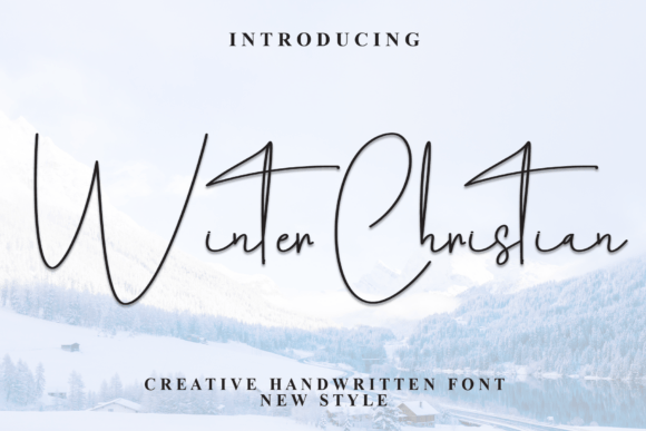 Winter Christian: An Elegant Script Font for Editorial Design