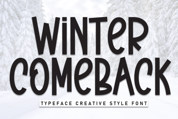 Winter Comeback: A Sweet Handwritten Typeface for Web Design