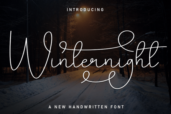 Winternight: A Warm Script Typeface for Cozy Brands