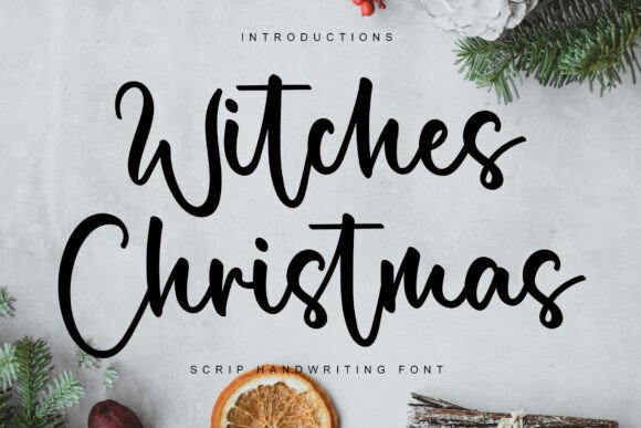 Witches Christmas: A Handwritten Script Font for Campaign Magic